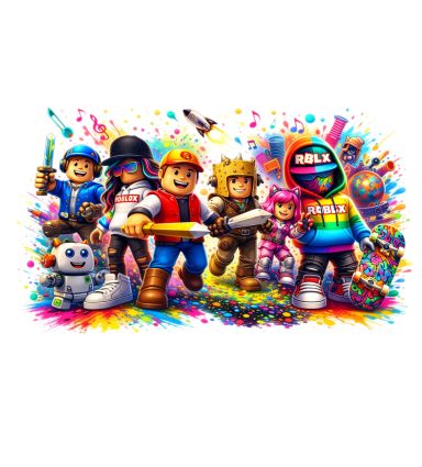 Roblox coloré pop art